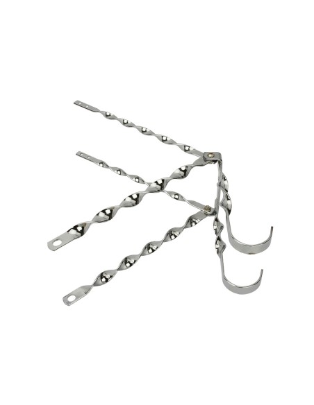 20 Lowrider Flat Twisted Continental Kit Chrome.